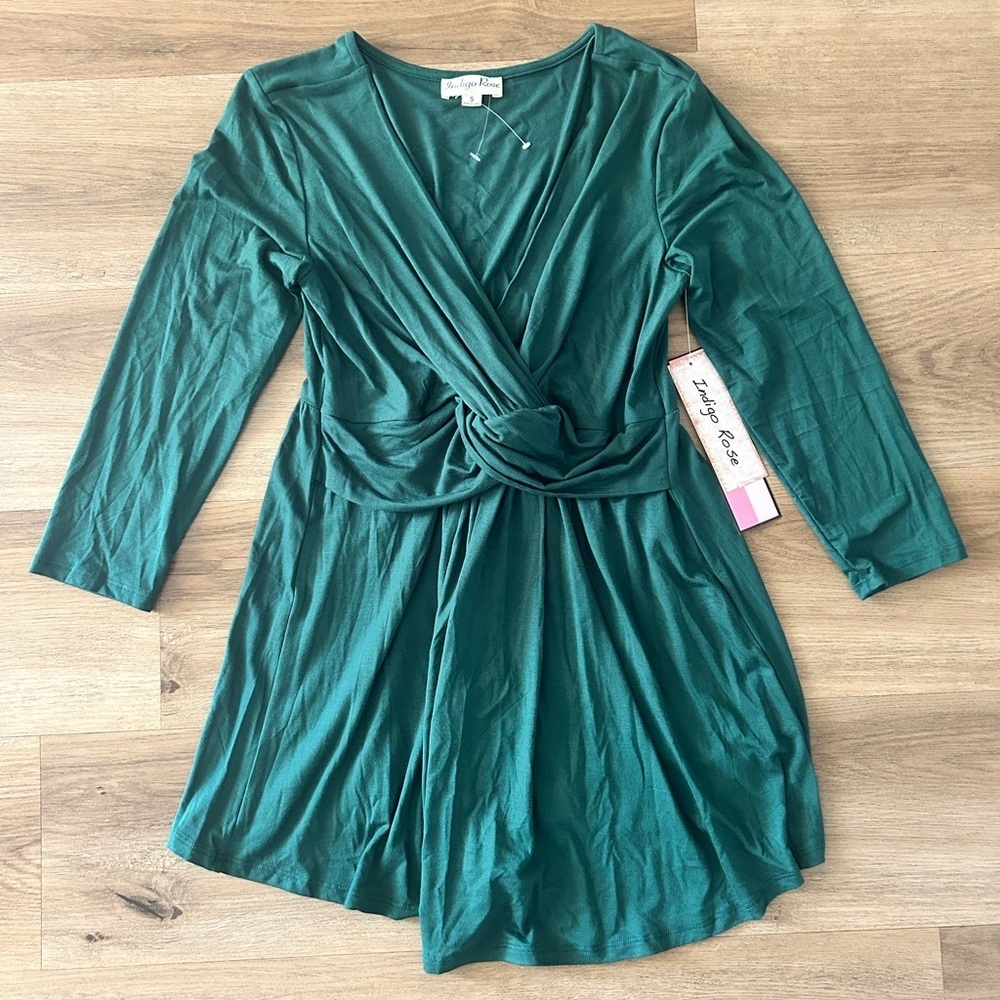 Indigo Rose Maternity Top - Emerald Green, Size: Small, Medium- NWT
